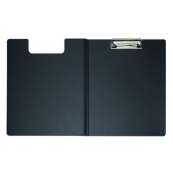Portanotas maul flexx din a4 polipropileno con pinza color negro