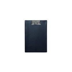 Portanotas maul din a5 carton plastificado pvc con pinza color negro