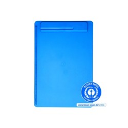 Portanotas maul go din a4 plastico reciclado con pinza color azul
