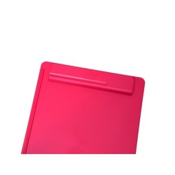 Portanotas maul go din a4 plastico reciclado con pinza color rojo