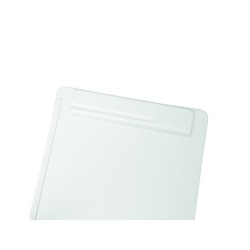 Portanotas maul go din a4 plastico reciclado con pinza color blanco