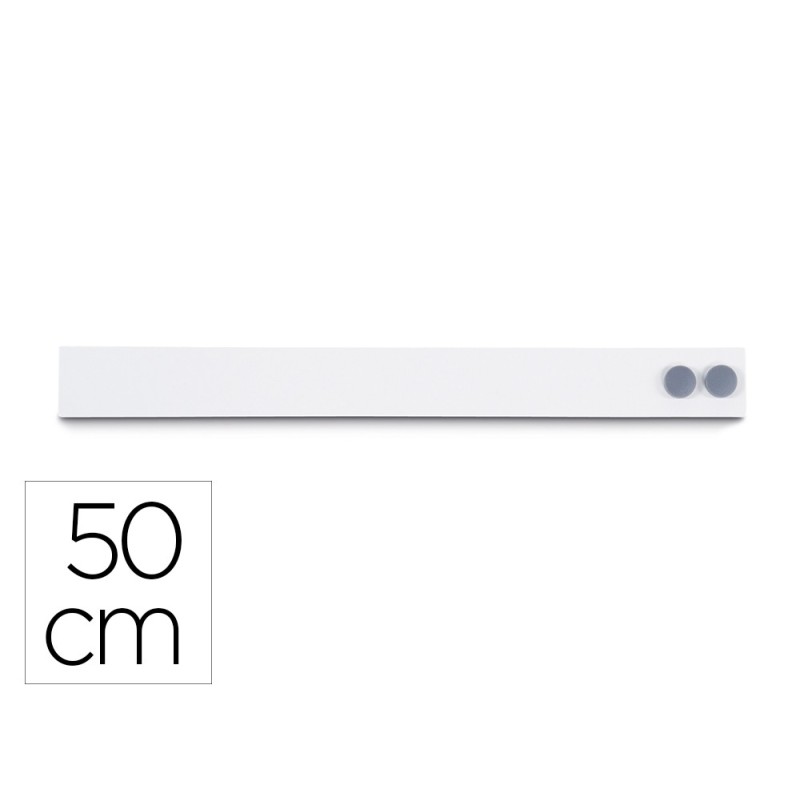 Barra magnetica maul standard longitud 50 cm color blanco con dos imanes incluidos Barra magnetica maul standard longitud 50 cm color blanco con dos imanes incluidos