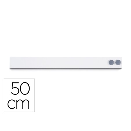 Barra magnetica maul standard longitud 50 cm color blanco con dos imanes incluidos