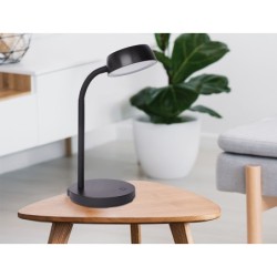 Lampara de escritorio maul led abby color negro 155x320x155 mm