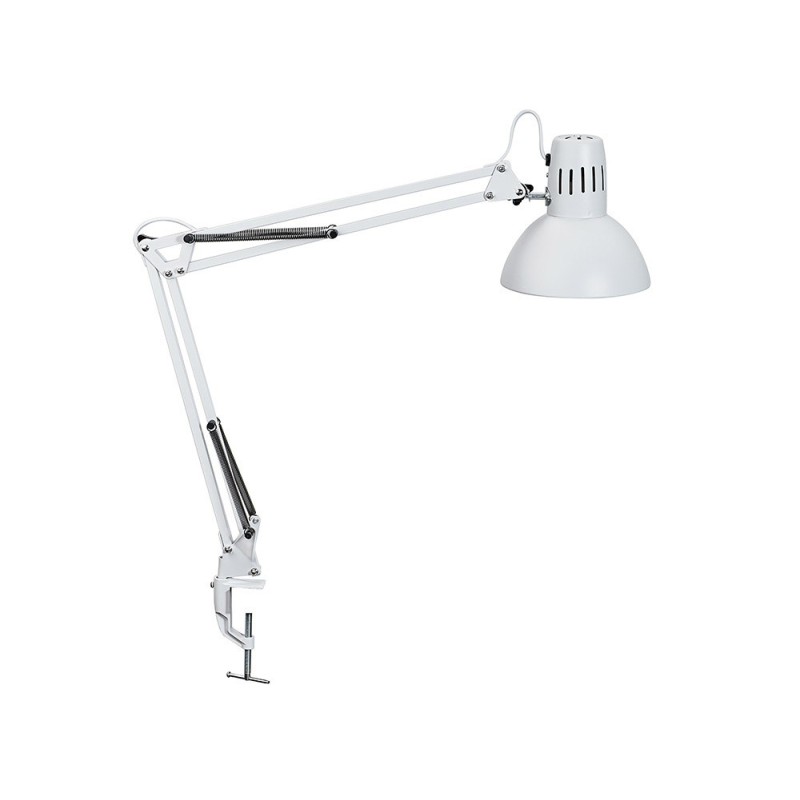 Lampara de escritorio maul study con pinza color blanco 170x440x350 mm