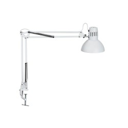 Lampara de escritorio maul study con pinza color blanco 170x440x350 mm