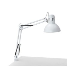 Lampara de escritorio maul study con pinza color blanco 170x440x350 mm