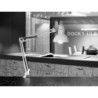Lampara de escritorio maul study con pinza color blanco 170x440x350 mm