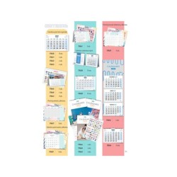 Calendarios liderpapel 2025 pack de 24 unidades diseños surtidos lote