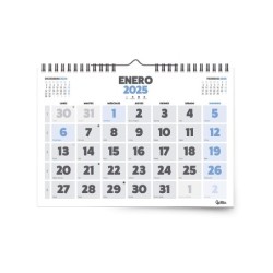 Calendarios liderpapel 2025 pack de 24 unidades diseños surtidos lote