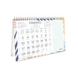 Calendarios liderpapel 2025 pack de 24 unidades diseños surtidos lote