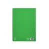 Cuaderno espiral liderpapel din a4 pautaguia tapa dura 80h 90 gr cuadro pautado 5mm color verde