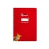 Cuaderno espiral liderpapel din a4 pautaguia tapa dura 80h 90 gr cuadro pautado 5mm color rojo