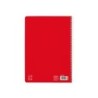 Cuaderno espiral liderpapel din a4 pautaguia tapa dura 80h 90 gr cuadro pautado 5mm color rojo