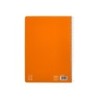 Cuaderno espiral liderpapel din a4 pautaguia tapa dura 80h 90 gr cuadro pautado 5mm color naranja