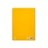 Cuaderno espiral liderpapel din a4 pautaguia tapa dura 80h 90 gr cuadro pautado 5mm color amarillo