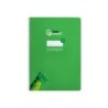 Cuaderno espiral liderpapel din a4 pautaguia tapa dura 80h 90 gr cuadro pautado 3mm color verde