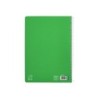 Cuaderno espiral liderpapel din a4 pautaguia tapa dura 80h 90 gr cuadro pautado 3mm color verde