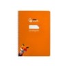 Cuaderno espiral liderpapel din a4 pautaguia tapa dura 80h 90 gr cuadro pautado 3mm color naranja