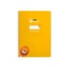 Cuaderno espiral liderpapel din a4 pautaguia tapa dura 80h 90 gr cuadro pautado 3mm color amarillo