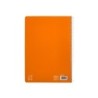 Cuaderno espiral liderpapel din a4 pautaguia tapa dura 80h 90 gr cuadro pautado 2,5 mm color naranja