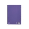 Cuaderno espiral liderpapel din a4 pautaguia tapa dura 80h 90 gr cuadro pautado 2,5mm color lila