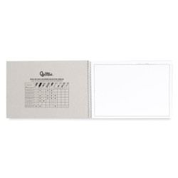 Bloc dibujo liderpapel lineal vanguardia 230x325mm 20 hojas 130g/m2 con recuadro perforado