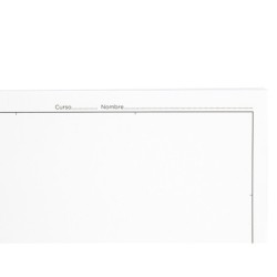Bloc dibujo liderpapel lineal vanguardia 230x325mm 20 hojas 130g/m2 con recuadro perforado