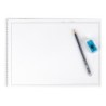 Bloc dibujo liderpapel lineal vanguardia 230x325mm 20 hojas 130g/m2 con recuadro perforado
