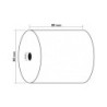 Rollo sumadora exacompta termico 80x80 mm 48 g/m2 sin bpa