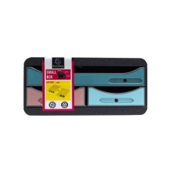 Fichero cajones de sobremesa exacompta skandi din a4 polipropileno reciclado 3 cajones colores surtidos