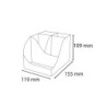 Organizador de sobremesa exacompta skandi color rosa viejo 155x119x109 mm