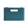 Caja plegable exacompta midi skandi polipropileno reciclado color azul pacifico 276x188x120 mm