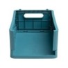 Caja plegable exacompta midi skandi polipropileno reciclado color azul pacifico 276x188x120 mm