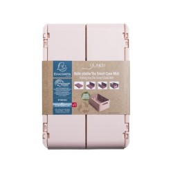 Caja plegable exacompta midi skandi polipropileno reciclado color nude 276x188x120 mm