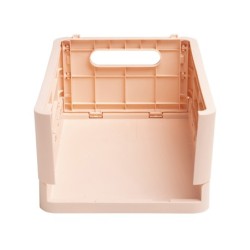 Caja plegable exacompta midi skandi polipropileno reciclado color nude 276x188x120 mm