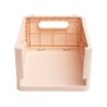 Caja plegable exacompta midi skandi polipropileno reciclado color nude 276x188x120 mm