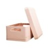 Caja plegable exacompta midi skandi polipropileno reciclado color nude 276x188x120 mm