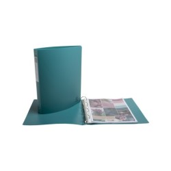 Carpeta de 4 anillas 30 mm exacompta skandi din a4 polipropileno reciclado colores surtidos