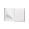 Cuaderno espiral miquelrius notebook emotions rose dust tapa forrada din a4 microperforado 80 hojas 90