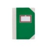 Libro cartone cosido fernandes flecha din a6 rayado horizontal 50 hojas 100 gr verde
