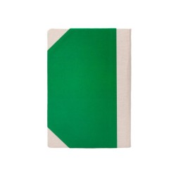 Libro cartone cosido fernandes flecha din a6 rayado horizontal 50 hojas 100 gr verde