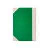 Libro cartone cosido fernandes flecha din a6 rayado horizontal 50 hojas 100 gr verde