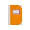 Libro cartone cosido fernandes flecha din a6 rayado horizontal 50 hojas 100 gr naranja