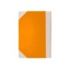 Libro cartone cosido fernandes flecha din a6 rayado horizontal 50 hojas 100 gr naranja