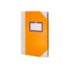Libro cartone cosido fernandes flecha din a6 rayado horizontal 50 hojas 100 gr naranja