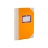 Libro cartone cosido fernandes flecha din a6 rayado horizontal 50 hojas 100 gr naranja
