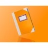 Libro cartone cosido fernandes flecha din a6 rayado horizontal 50 hojas 100 gr naranja