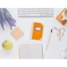 Libro cartone cosido fernandes flecha din a6 rayado horizontal 50 hojas 100 gr naranja