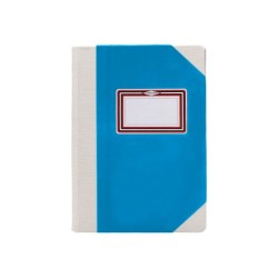 Libro cartone cosido fernandes flecha din a6 rayado horizontal 50 hojas 100 gr azul